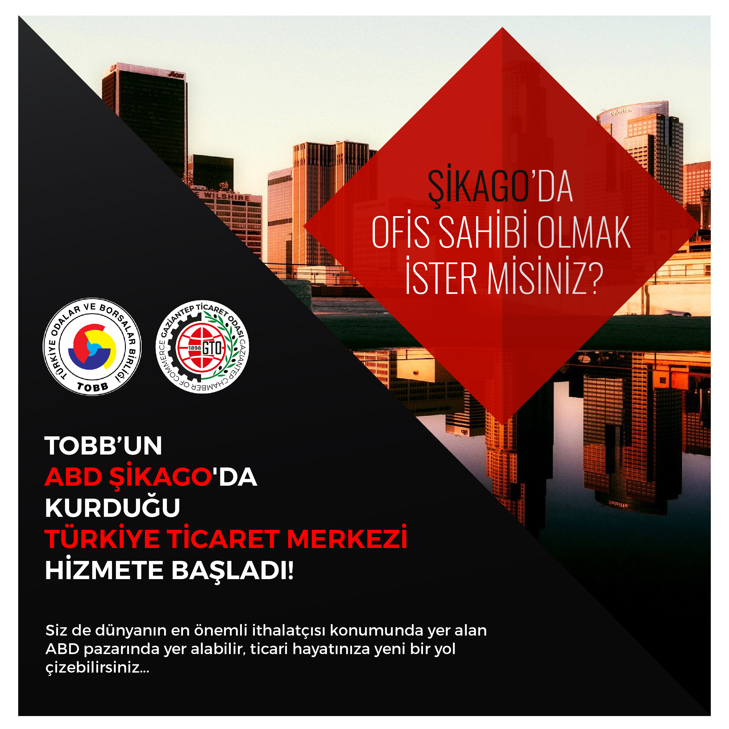 Şikago'da Türkiye Ticaret Merkezi hizmete başladı!