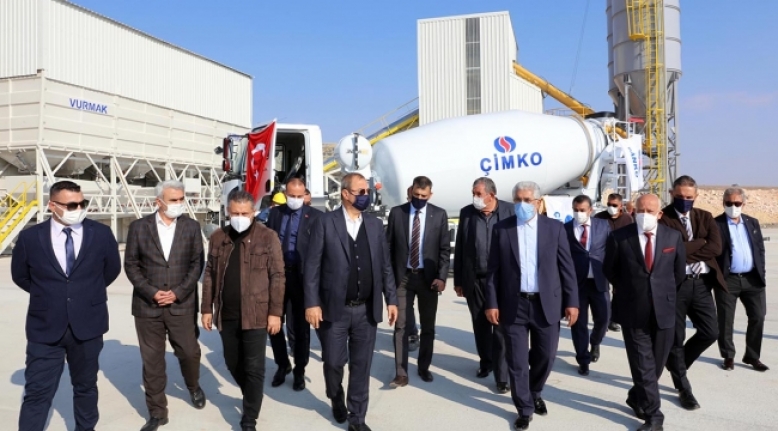 Gaziantep'e yeni beton tesisi