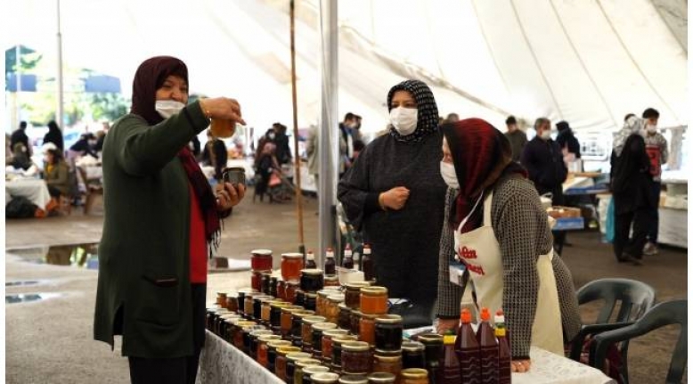 Gaziantep'te doğal yaşam pazarına ilgi artıyor