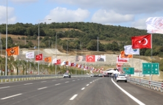 Kuzey Marmara Otoyolu'nun 57,4 kilometrelik etabı...